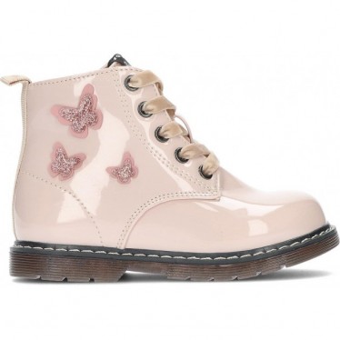 GARVALIN bottes fille 241340 cuir verni ROSA