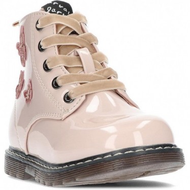 GARVALIN bottes fille 241340 cuir verni ROSA