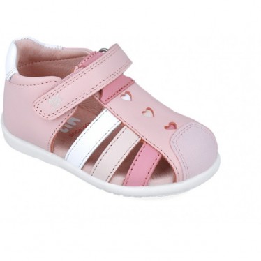 Sandales Garvalin 252303 Basic Hearts pour filles ROSA_A032