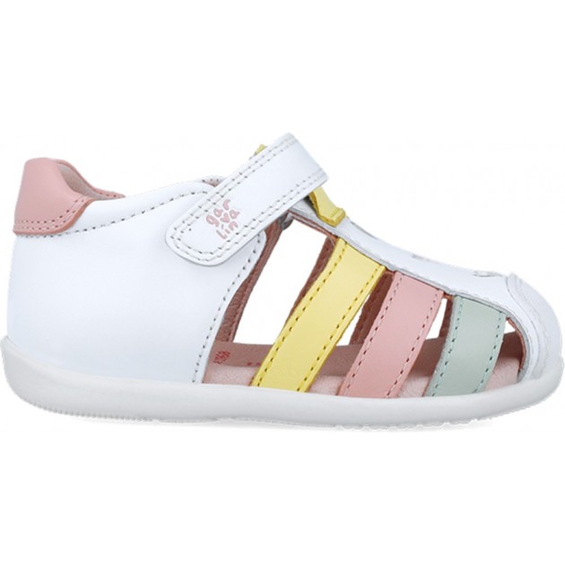 Sandales Garvalin 252303 Basic Hearts pour filles MULTICOLOR_B176