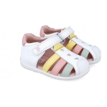 Sandales Garvalin 252303 Basic Hearts pour filles MULTICOLOR_B176