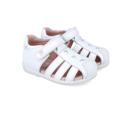 Sandales Garvalin 252303 Basic Hearts pour filles BLANCO_C050