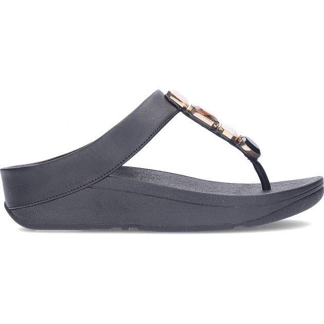 Sandales FITFLOP Fino Multi-Pierres IU9 pour femme ALL_BLACK Sandales FITFLOP Fino Multi-Pierres IU9 pour femme ALL_BLACK