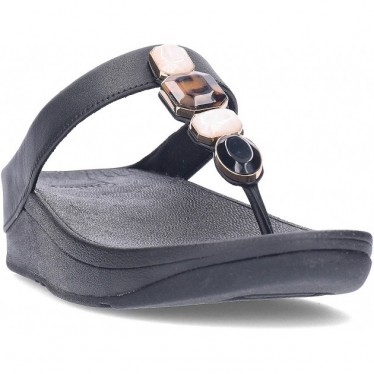 Sandales FITFLOP Fino Multi-Pierres IU9 pour femme ALL_BLACK