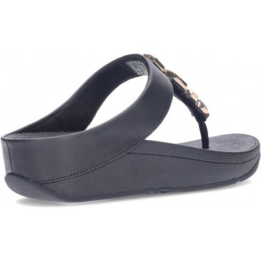 Sandales FITFLOP Fino Multi-Pierres IU9 pour femme ALL_BLACK