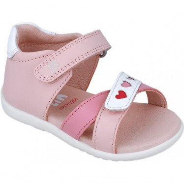 Sandales Garvalin 252304 Basic Hearts pour filles ROSA_MAGNOLIA_A816