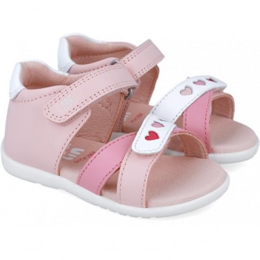 Sandales Garvalin 252304 Basic Hearts pour filles ROSA_MAGNOLIA_A816