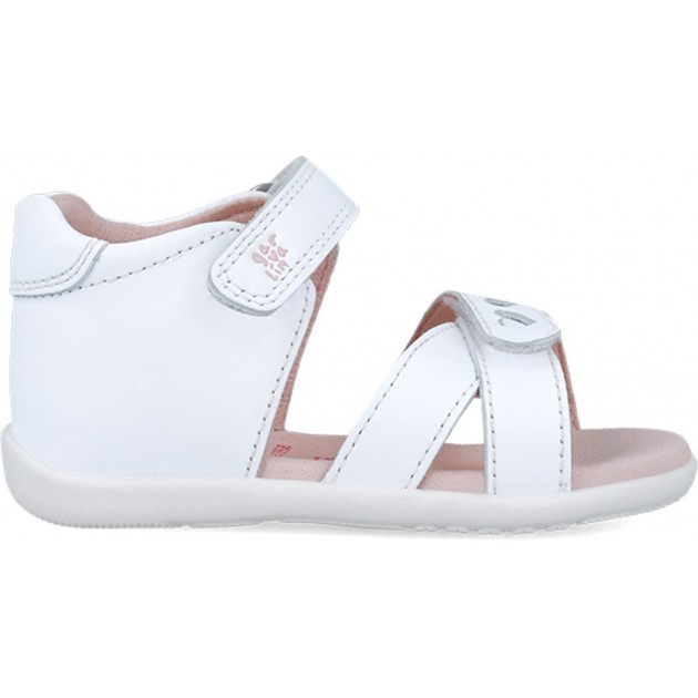 Sandales Garvalin 252304 Basic Hearts pour filles BLANCO_C050