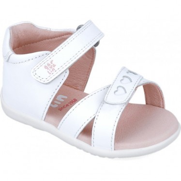 Sandales Garvalin 252304 Basic Hearts pour filles BLANCO_C050