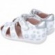 Sandales Garvalin 252305 à imprimé floral pour fille BLANCO_B050