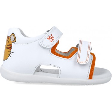 Sandales Garvalin 252317 Premiers Pas Tigre pour Garçon BLANCO_B050