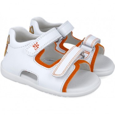 Sandales Garvalin 252317 Premiers Pas Tigre pour Garçon BLANCO_B050