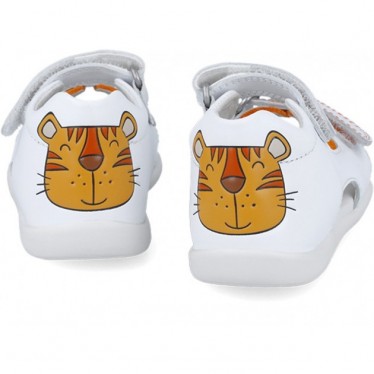Sandales Garvalin 252317 Premiers Pas Tigre pour Garçon BLANCO_B050