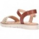 Sandales plates MTNG Siren 53248 pour femmes NATURAL_CUERO