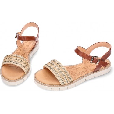 Sandales plates MTNG Siren 53248 pour femmes NATURAL_CUERO