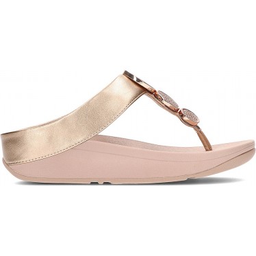 FitFlop - HJ1 - Sandales métalliques à cercle de perles Halo ROSE_GOLD