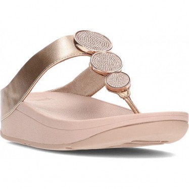 FitFlop - HJ1 - Sandales métalliques à cercle de perles Halo ROSE_GOLD