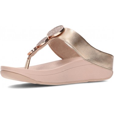 FitFlop - HJ1 - Sandales métalliques à cercle de perles Halo ROSE_GOLD
