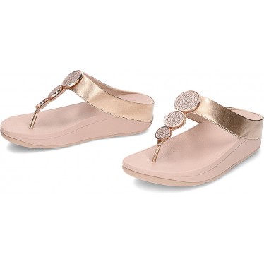 FitFlop - HJ1 - Sandales métalliques à cercle de perles Halo ROSE_GOLD
