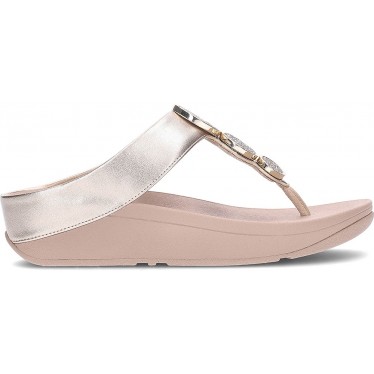 FitFlop - HJ1 - Sandales métalliques à cercle de perles Halo LATTE_BEIGE