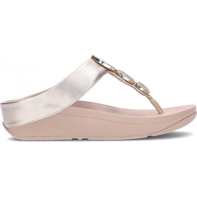 FitFlop - HJ1 - Sandales métalliques à cercle de perles Halo LATTE_BEIGE FitFlop - HJ1 - Sandales métalliques à cercle de perles Halo LATTE_BEIGE