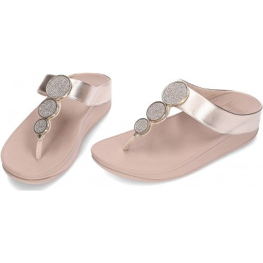 FitFlop - HJ1 - Sandales métalliques à cercle de perles Halo LATTE_BEIGE