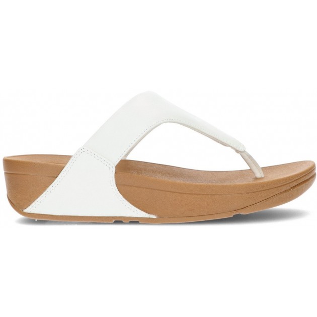 SANDALES FITFLOP EN CUIR LULU TOEPOST WHITE SANDALES FITFLOP EN CUIR LULU TOEPOST WHITE