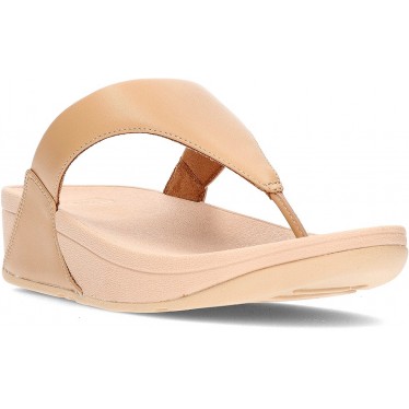 SANDALES FITFLOP EN CUIR LULU TOEPOST BLUSH