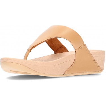 SANDALES FITFLOP EN CUIR LULU TOEPOST BLUSH