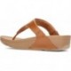 SANDALES FITFLOP EN CUIR LULU TOEPOST TAN