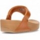 SANDALES FITFLOP EN CUIR LULU TOEPOST TAN
