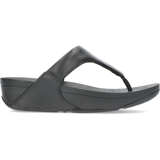SANDALES FITFLOP EN CUIR LULU TOEPOST BLACK SANDALES FITFLOP EN CUIR LULU TOEPOST BLACK