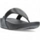 SANDALES FITFLOP EN CUIR LULU TOEPOST BLACK