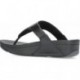 SANDALES FITFLOP EN CUIR LULU TOEPOST BLACK