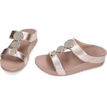 Sandale FITFLOP Halo Bead-Circle HJ2 pour femme LATTE_BEIGE