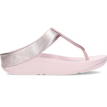 Sandale FITFLOP Fino Metallic IK5 pour femme NUDE_ROSE
