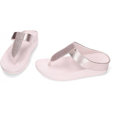 Sandale FITFLOP Fino Metallic IK5 pour femme NUDE_ROSE