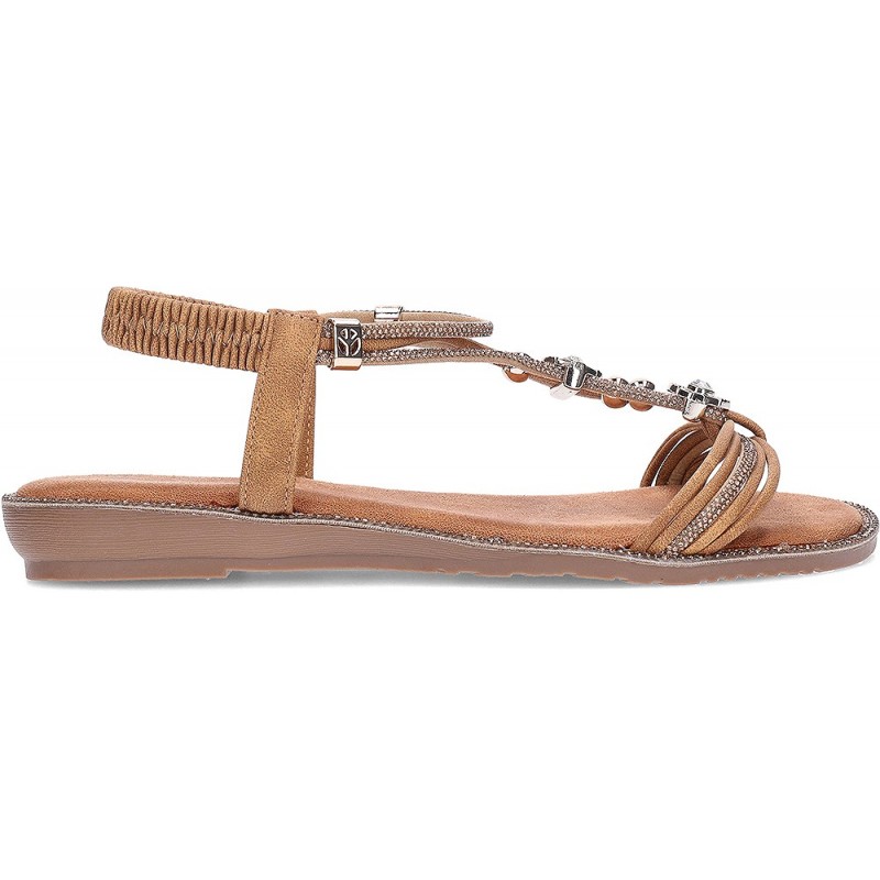 Sandales pour femmes EXE 80137 STRASS_CAMEL