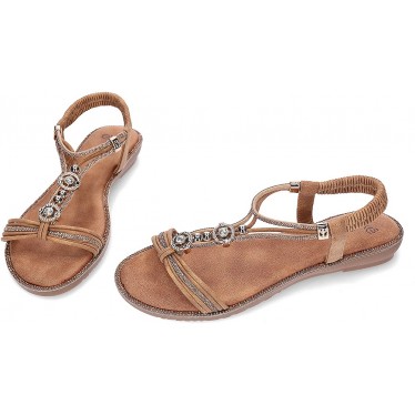 Sandales pour femmes EXE 80137 STRASS_CAMEL