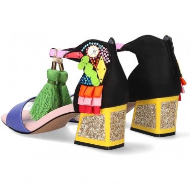 SANDALES EXE LUISA210 BLACK_PURPLE