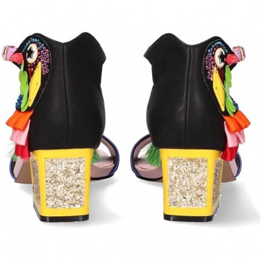 SANDALES EXE LUISA210 BLACK_PURPLE