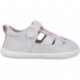 Sandale respectueuse pour filles 252330 Barefoot Stars BLANCO_B050