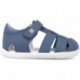 Sandale pieds nus souple et respectueuse Garvalin 252326 pour garçon PETROL_A556