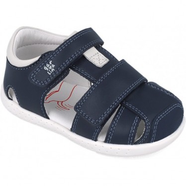 Sandale pieds nus souple et respectueuse Garvalin 252327 pour garçon OCEAN_A183
