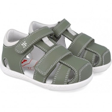 Sandale pieds nus souple et respectueuse Garvalin 252327 pour garçon EDERA_B830