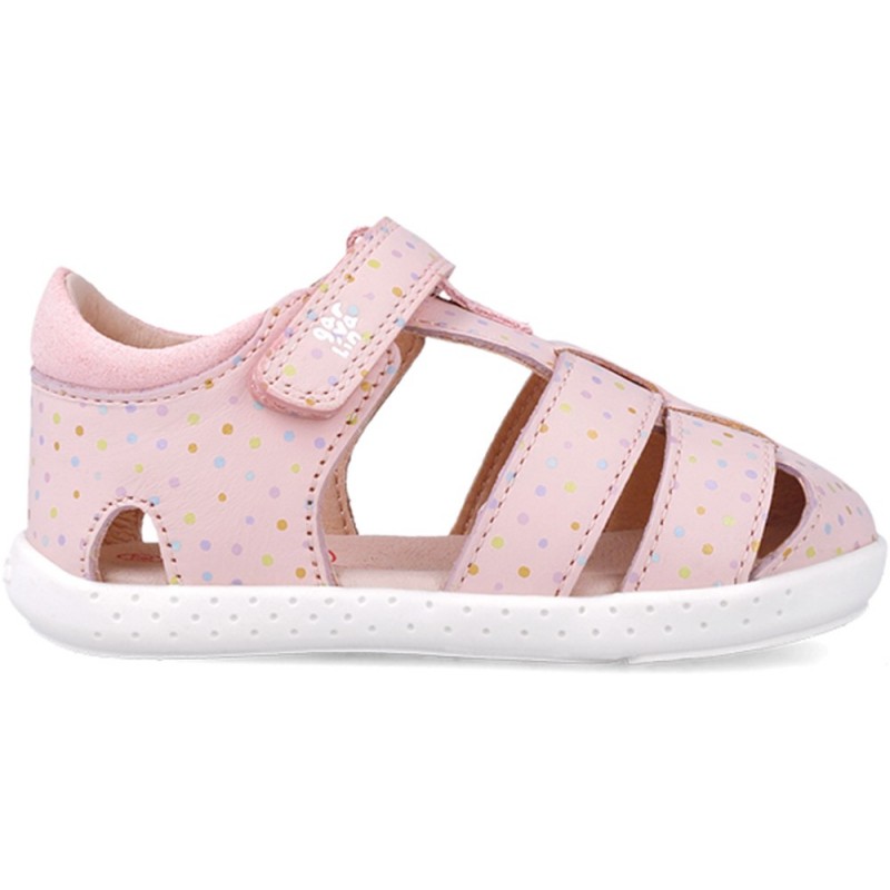 Sandales pieds nus souples et respectueuses pour filles 252329 ROSA_A032