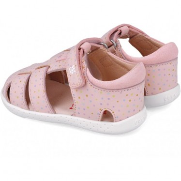 Sandales pieds nus souples et respectueuses pour filles 252329 ROSA_A032