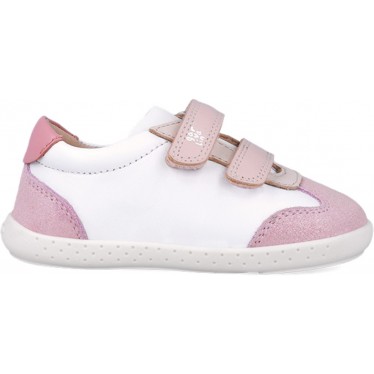 Garvalin 252331 Chaussures de sport souples et respectueuses pour filles BLANCO_ROSA_B113