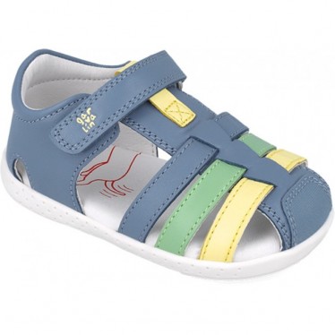 Sandales souples et respectueuses Garvalin 252332 pour garçons INDIGO_A631
