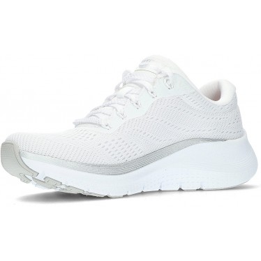 SKECHERS 150067 Baskets femme Arch Fit WHITE_SILVER